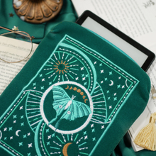 Load image into Gallery viewer, Luna Moth Kindle &amp; E-Reader Sleeves  - The Quirky Cup Collective
