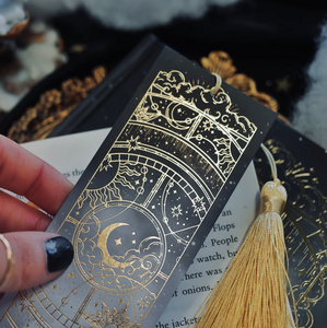 Otherworldly Bookmark Black - The Quirky Cup Collective