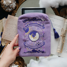 Load image into Gallery viewer, Purple Otherworldly Kindle &amp; E-Reader Sleeves  - The Quirky Cup Collective
