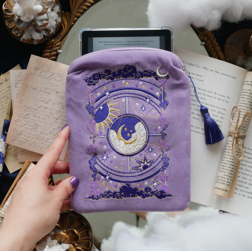 Purple Otherworldly Kindle & E-Reader Sleeves  - The Quirky Cup Collective