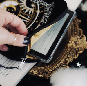Otherworldly Black Kindle & E-Reader Sleeves  - The Quirky Cup Collective