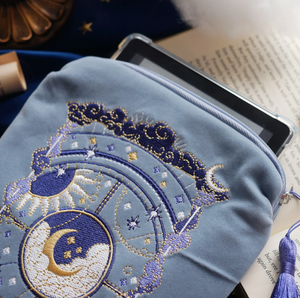 Blue Otherworldly Kindle & E-Reader Sleeves  - The Quirky Cup Collective