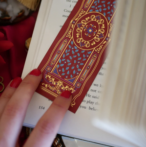 Once upon a Time Crimson Bookmark - The Quirky Cup Collective