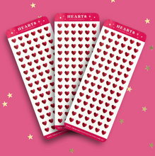 Load image into Gallery viewer, Heart Rating Sticker Sheet - The Quirky Cup Collective
