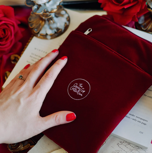 Literati Kindle & E-Reader Sleeve - Crimson - The Quirky Cup Collective