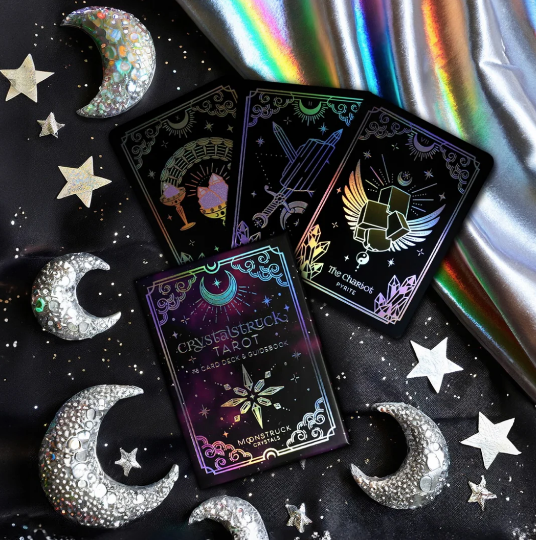 SILVER Crystalstruck Tarot© Card Deck (Limited Edition) - Moonstruck Crystals