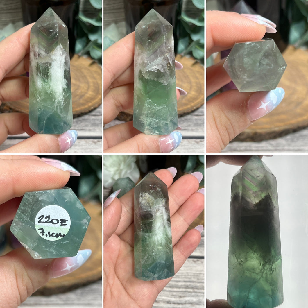 Watermelon Fluorite Tower