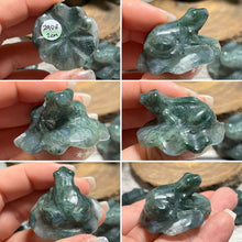 Load image into Gallery viewer, Moss Agate Frog
