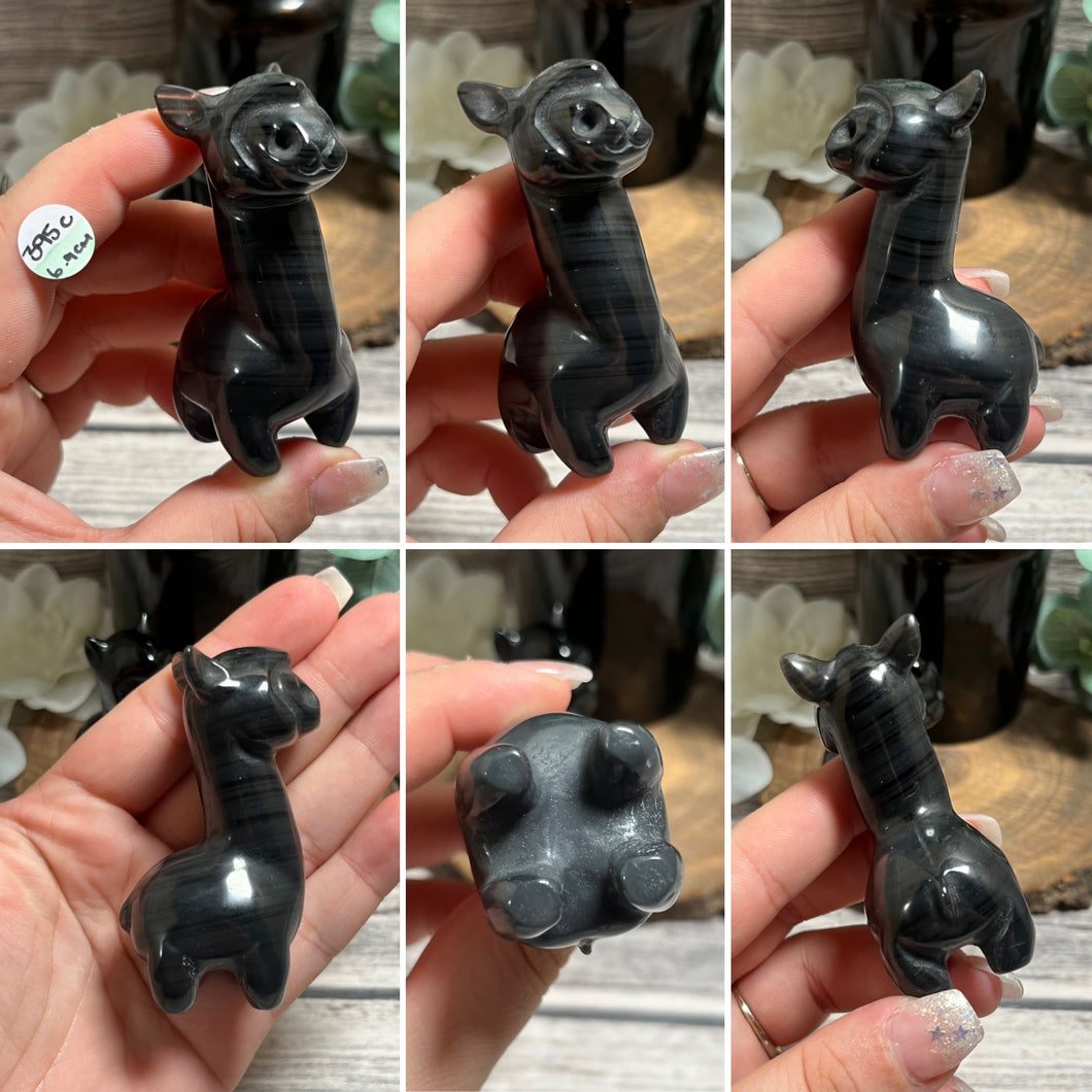 Black Obsidian Alpaca