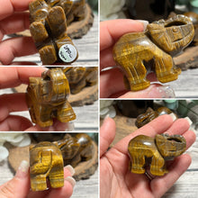 Load image into Gallery viewer, Tigers Eye Elephant
