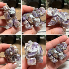 Load image into Gallery viewer, Chevron Amethyst Elephant
