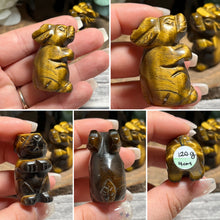 Load image into Gallery viewer, Tigers Eye Standing Rabbit

