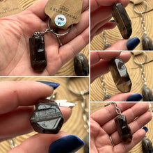 Load image into Gallery viewer, Smoky Quartz Polished Point Keyring
