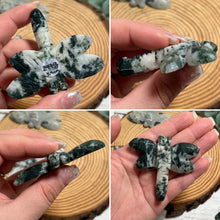 Load image into Gallery viewer, Moss Agate Dragonfly
