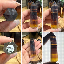 Load image into Gallery viewer, Yellow (rainbow) Fluorite Tower
