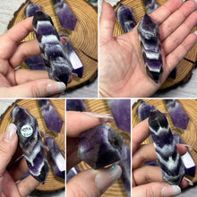 Load image into Gallery viewer, Chevron Amethyst Double Termination
