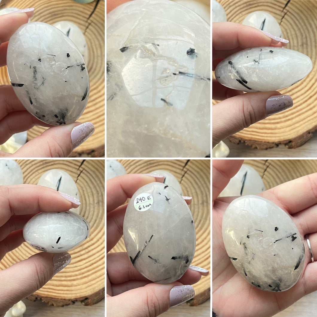 Tourmalinated Quartz Palmstone