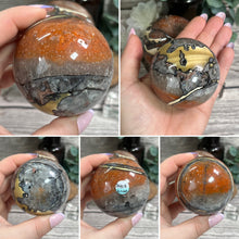 Load image into Gallery viewer, Statement: Mosaic Chalcedony Sphere
