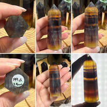 Load image into Gallery viewer, Yellow (rainbow) Fluorite Tower
