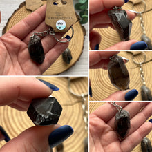 Load image into Gallery viewer, Smoky Quartz Polished Point Keyring
