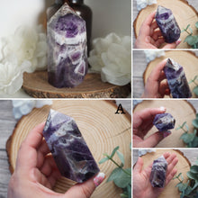 Load image into Gallery viewer, Chevron Amethyst Large Tower
