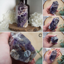 Load image into Gallery viewer, Chevron Amethyst Large Tower
