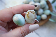 Load image into Gallery viewer, Green Flower Agate Tumble
