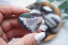 Load image into Gallery viewer, Amethyst Lace Agate Heart
