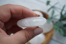 Load image into Gallery viewer, Small Clear Quartz Palmstone

