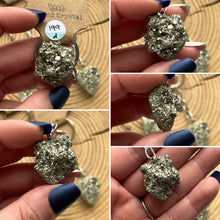 Load image into Gallery viewer, Raw Pyrite Keyring
