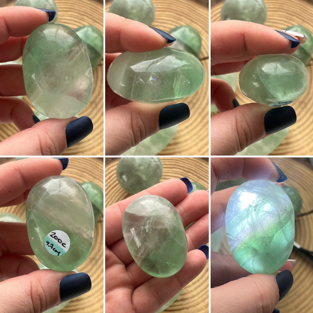 Green Fluorite Palmstone