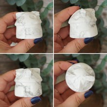 Load image into Gallery viewer, Howlite Fairy House Carving
