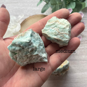 Raw Specimen: Blue Aragonite