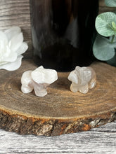 Load image into Gallery viewer, Mini Flower Agate Elephant
