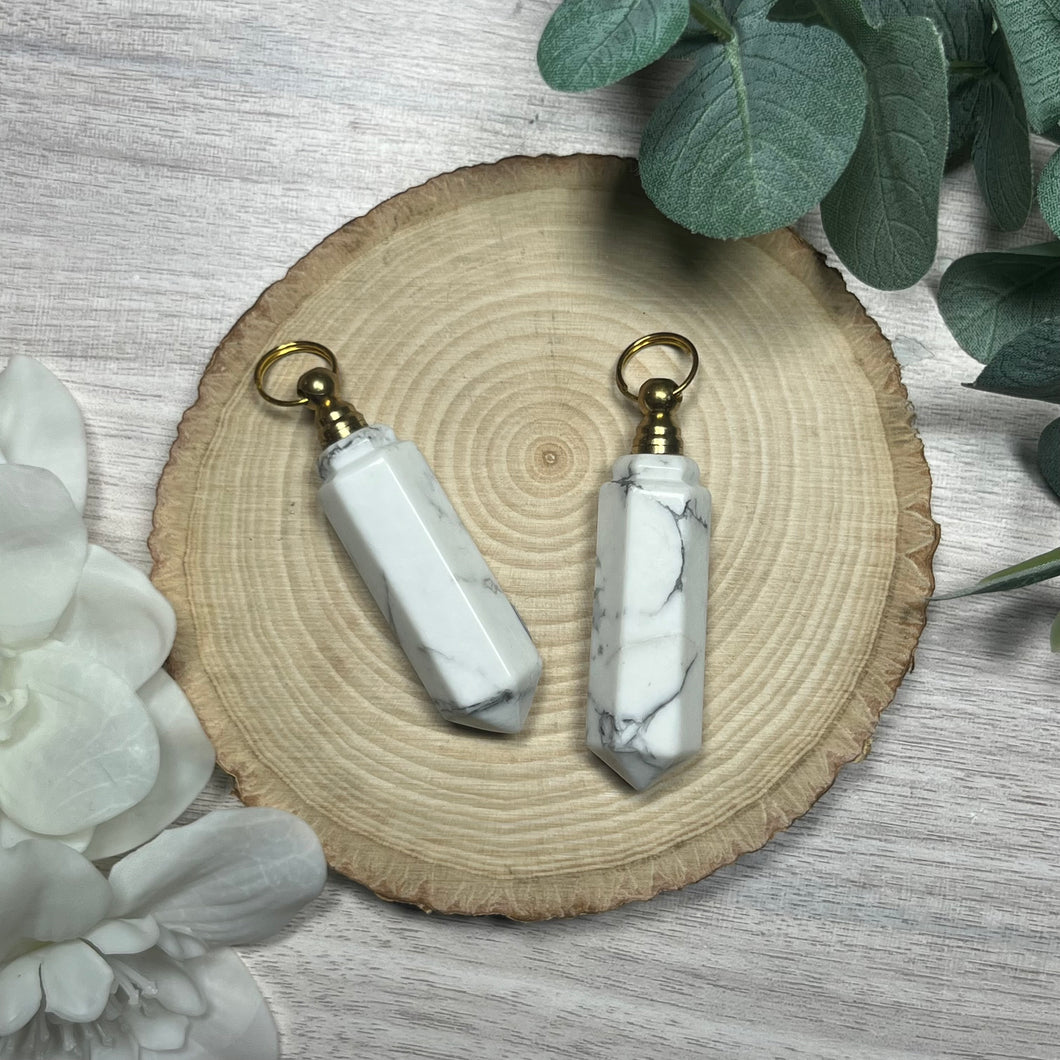 Howlite Bottle Pendant