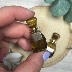 Tigers Eye Bottle Pendant