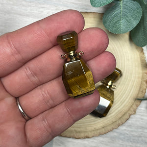 Tigers Eye Bottle Pendant