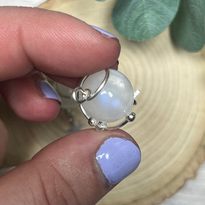 Moonstone Planet Pendant