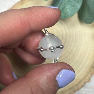 Moonstone Planet Pendant