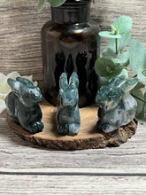 Load image into Gallery viewer, Moss Agate Rabbit
