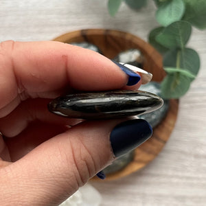 Large AA Blue Kyanite Palmstone