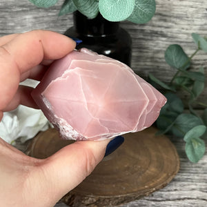 Small Semi-Polished Pink Opal C