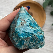 Load image into Gallery viewer, Small Semi-Polished Blue Apatite A
