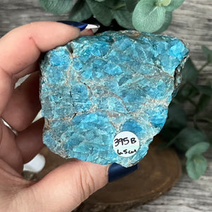 Small Semi-Polished Blue Apatite B