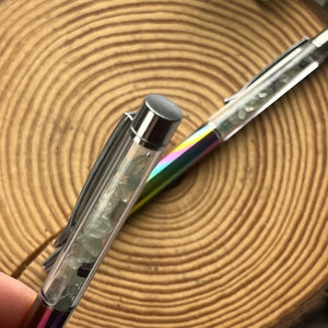Rainbow Fluorite Chips Pen