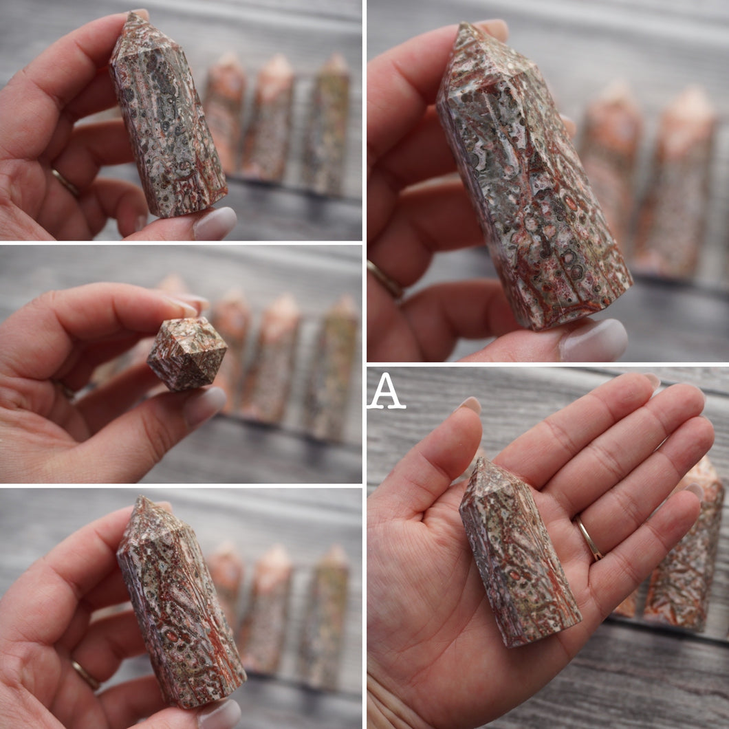 Leopard Skin Jasper Tower