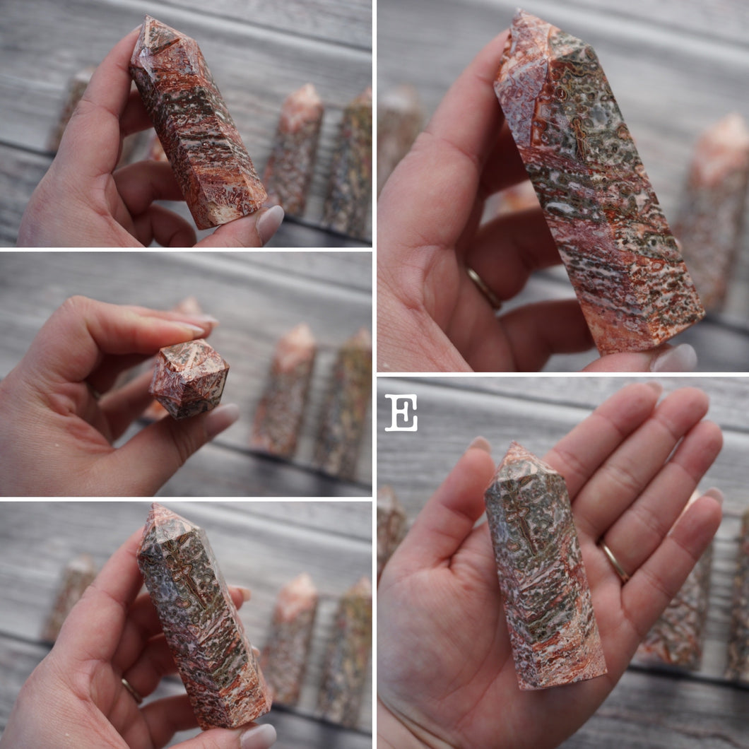 Leopard Skin Jasper Tower