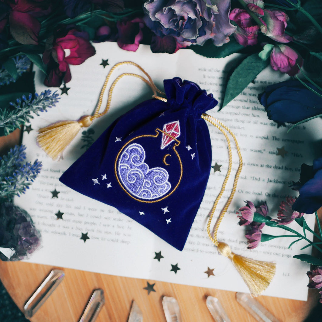 Night Sky Potion Bottle Trinket Pouch - The Quirky Cup Collective