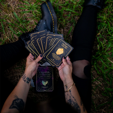 Load image into Gallery viewer, Crystal Affirmations© Golden Aura Edition Card Deck - Moonstruck Crystals

