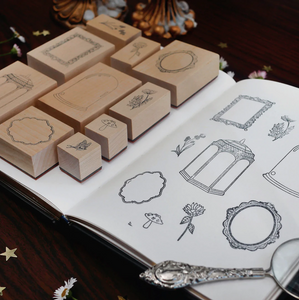 Frames & Florals Stamp Set - The Quirky Cup Collective